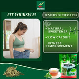 Hanan Stevia (Estevia) Loose Leaf Herbs - 9 g Natural Dried Stevia Leaves Rebaudiana Plant Leaves from Peru - Tea Sweetener