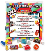 CNA (Nursing Assistants) Emergency Treat Packs (pack of 25) Fun Candy Survival Kit Gift for Certified Nurse Assistants & Staff Appreciation Week