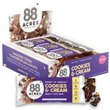 88 Acres Granola Bars | Gluten Free, Nut-Free Oat and Seed Snack Bar | Vegan & Non GMO (Cookies And Cream)