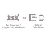 Grande Italia Espresso; Small Batch Artisan Roasted Miscela Napoli, 2 Lbs. (Pack of 2)