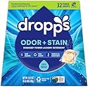 Dropps Odor & Stain Laundry Detergent Pods, Crisp Breeze (32 Count) - Powerful Laundry Pods | Complete Clean Laundry Soap | Fights Odors & Stains |