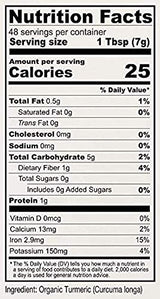 Anthony's Organic High Curcumin Turmeric Powder, 12 oz, Gluten Free, Non GMO, Non Irradiated