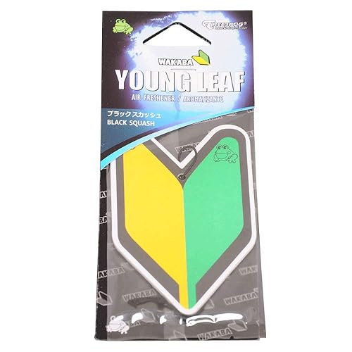 Treefrog Young Leaf Air Freshener Black Squash Scent Paper Freshener 1 Piece