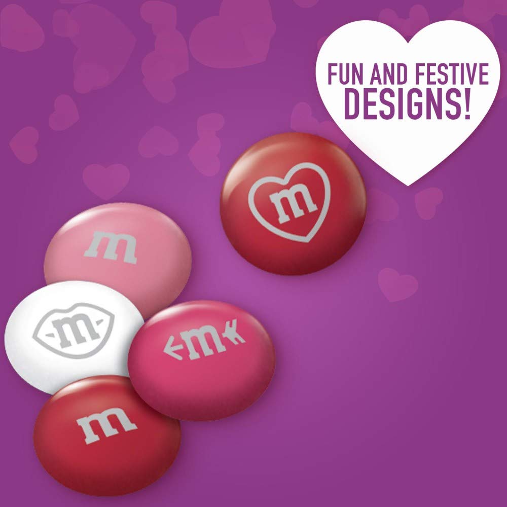M&M'S Milk Chocolate Fun Size Valentine Chocolate Candy, 12.13 oz Bag