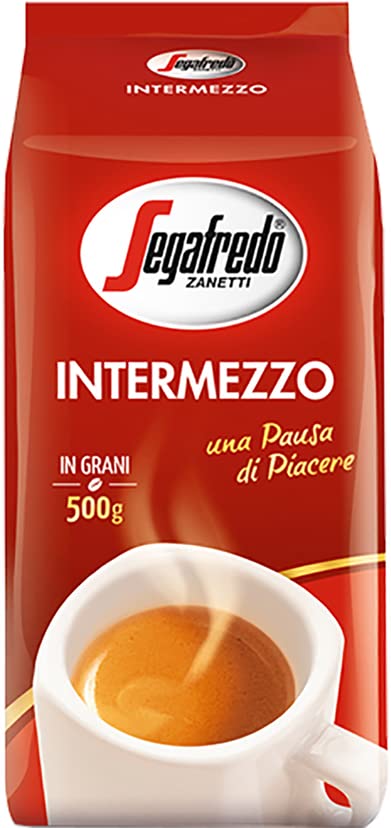 Segafredo Casa & Intermezzo Whole Beans Coffee Variety Pack, Arabica/Robusta blend, 17.6oz/500g (Pack of 2 total)