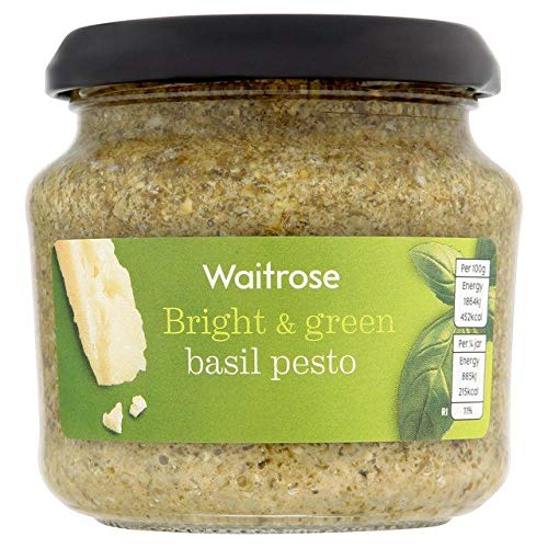 Green Basil Pesto Waitrose 190g - Pack of 2