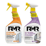 RMR Clean Slate System - Xtreme Soap Scum Remover + All Natural All Purpose Cleaner, 2-Step Bathroom & Household Cleaning Bundle for Shower, Tub