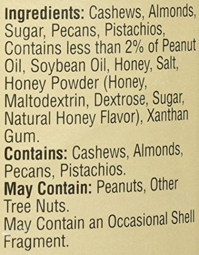 Savanna Orchards Gourmet Honey Roasted Nut Mix with Pistachios honey roasted, honey,roasted 30 Ounce