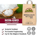 Himalayan Chef Sea Salt, Coarse Grain, 640 Ounces Mineral Salt, Pure & Natural Sun Dried Sea Salt, Unrefined, Gluten Free, Grinder Refill Sea Salt