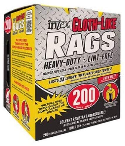 WIPING RAGS 10X11" 200PK3