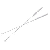 HUJI Stainless Steel Straws Cleaning Brush Perfect for Reusable Tumbler Straws (2 Brushes)