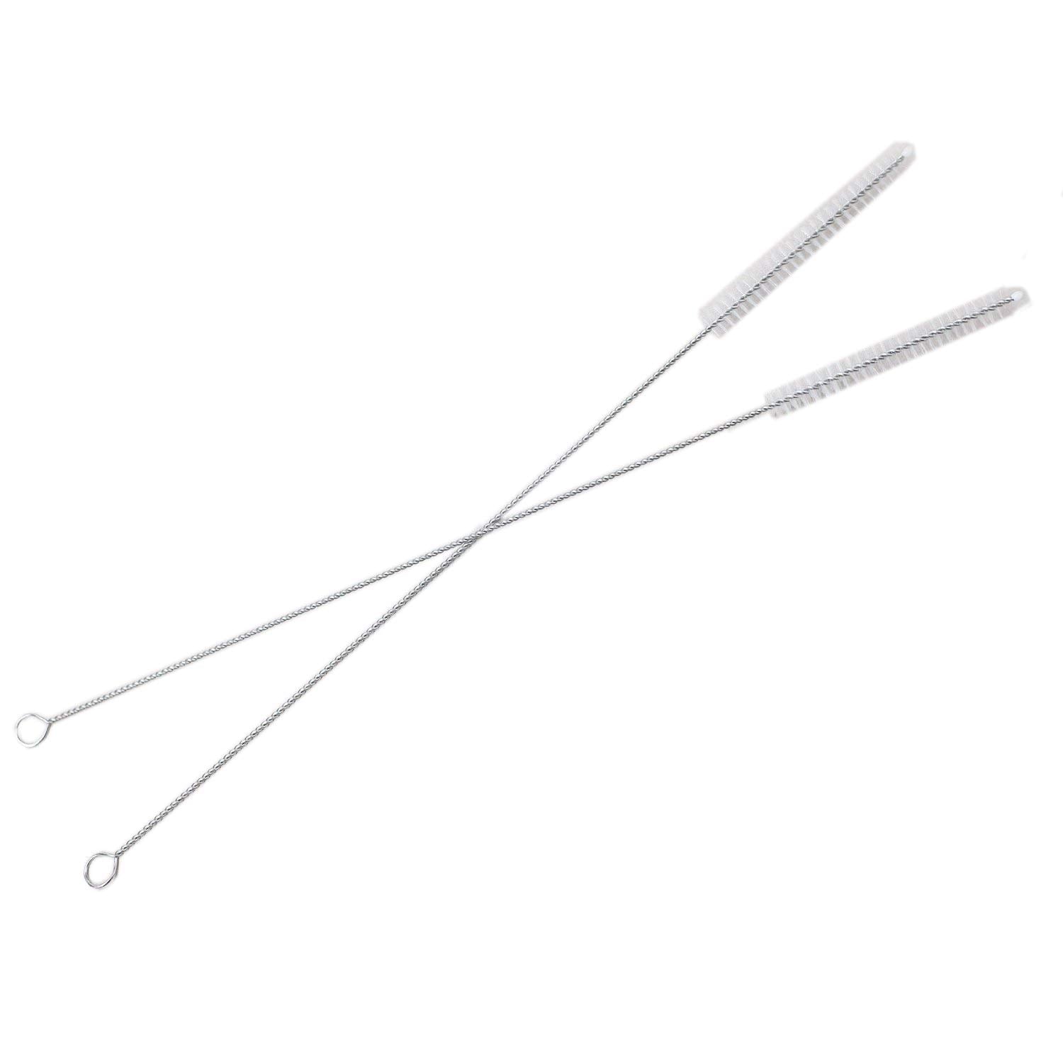 HUJI Stainless Steel Straws Cleaning Brush Perfect for Reusable Tumbler Straws (2 Brushes)