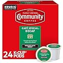 Community Coffee Cafe Special Decaf 24 Count Coffee Pods, Medium Dark Roast, Compatible with Keurig 2.0 K-Cup Brewers, 24 Count (Pack of 1)