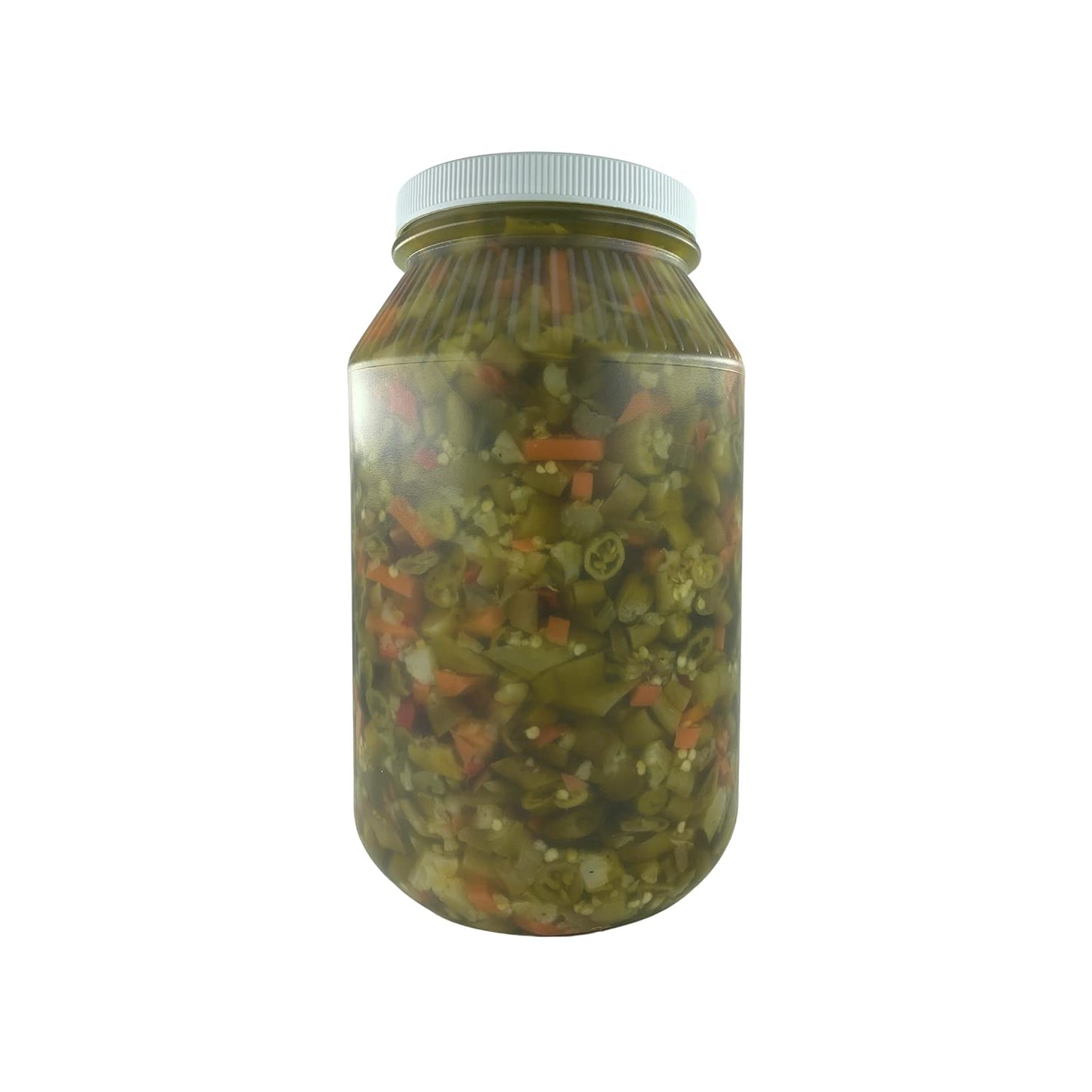 Potbelly Sandwich Shop Brand Hot Peppers 1 Gallon Jar (128 oz)