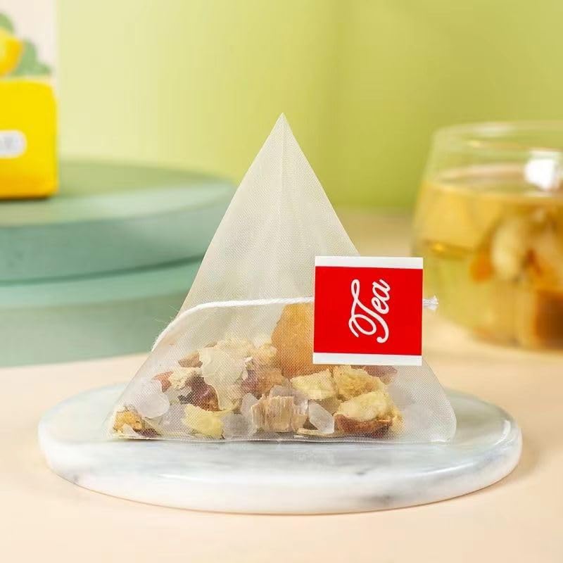 JINQI Chinese Fruit Tea Caffeine Free Fruit Tea bags Mixed fruit tea (snow pear tremella tea) ???? (200g, 10gX20Bags)7.05OZ