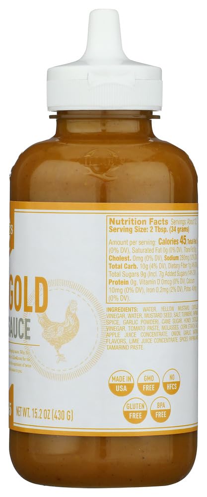 LILLIES Q Honey Gold Tender Sauce, 15.2 OZ