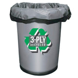 Aluf Plastics 45 Gallon Trash Bags - 1.25 MIL (eq) Black Heavy Duty Trash Can Liners - 40" x 47" - Pack of 100 - For Contractor, Industrial