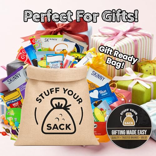 Nut-Free Snacks Variety Pack - 60 Count Peanut-Free and Tree Nut-Free Snack Box for Kids - Individually Wrapped Cookies, Crackers, Chips and Candy