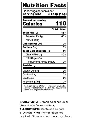 Terrasoul Superfoods Raw Coconut Chips (Organic), 12-ounce