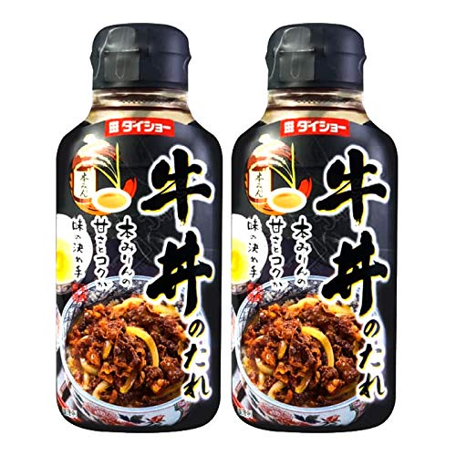 [Pack of 2] Daisho Gyudon No Tare (Seasoned Soy Sauce), Japanese Style Beef Bowl Sauce - 6.17 Fl Oz