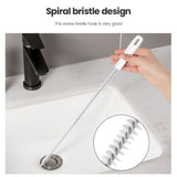 MVPACKEEY 60CM Sink Drain Unblocker Tool Brush, Hair Catcher Pipe Cleaning Brush for Bathroom Kitchen, Multi Functional Waterpipe Overflow