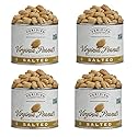 FERIDIES Virginia Salted Extra Large Peanuts Cooked in Pure Peanut Oil the Peanut Choice 9 Ounce (Pack of 4)