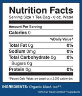 Davidson's Organics, English Breakfast, 25-count Tea Bags, Pack of 6