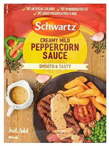 Schwartz Mild Peppercorn Sauce Mix 25g - Pack of 6