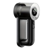 Fabric Shaver Rechargeable, 2-in-1 Lint Remover for Clothing, Furniture, Sweater with 6-Blade, 200ml Container, LED Display, 2000mAh Type-C, 3-Speed