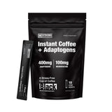 Strong Coffee Co. Instant Black Coffee | Premium Organic Coffee with Nootropics & Adaptogens, NeuroFactor®, L-Theanine, Ashwagandha, Reishi & MCT Oil