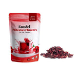 KomBei Whole Dried Hibiscus Flowers Loose Leaf Tea - Flor de Jamaica Natural (8oz) | Hibiscus Sabdariffa Whole Flowers & Petals | Dried Hibiscus Tea |