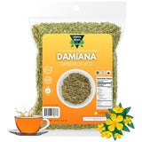 Natural Infusions - Damiana Leaf 4oz | Loose Herbal Tea | Authentic Mexican Origin | Caffeine Free, Gluten Free, Non-GMO | Herbal Infusion Blend