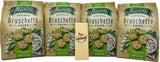 All Natural Bruschette Bruschetta Vegan Cracker Bruschettini Chips 4 PACK (5oz, Sour Cream And Onion)