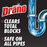 Drano Snake Plus Tool and Gel System, Drain Snake with Drain Clog Remover Gel, Unclogs and Removes Hair and Blockages, Commercial Line 16 Fl oz and 23