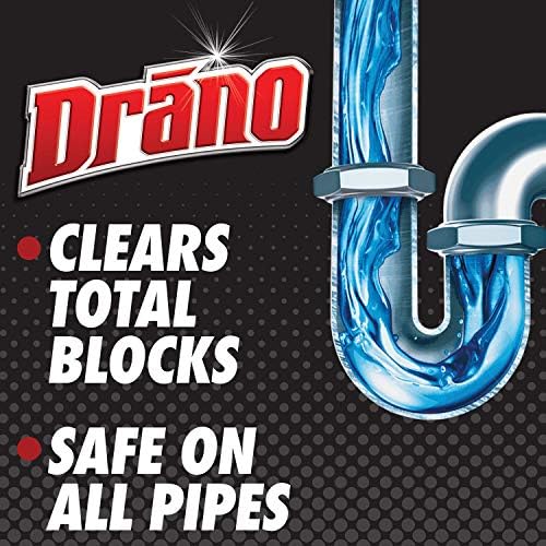 Drano Snake Plus Tool and Gel System, Drain Snake with Drain Clog Remover Gel, Unclogs and Removes Hair and Blockages, Commercial Line 16 Fl oz and 23