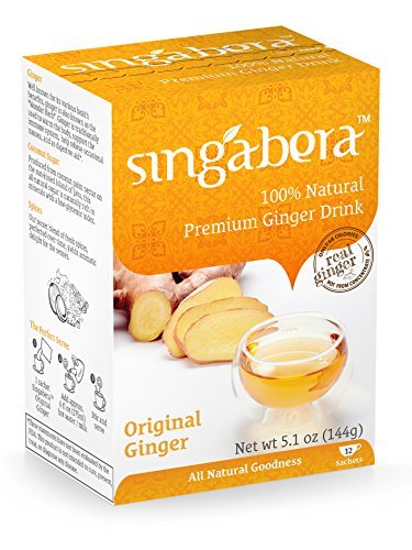 Singabera Ginger Drink Original Flavor (Pack of 3) 5.1oz