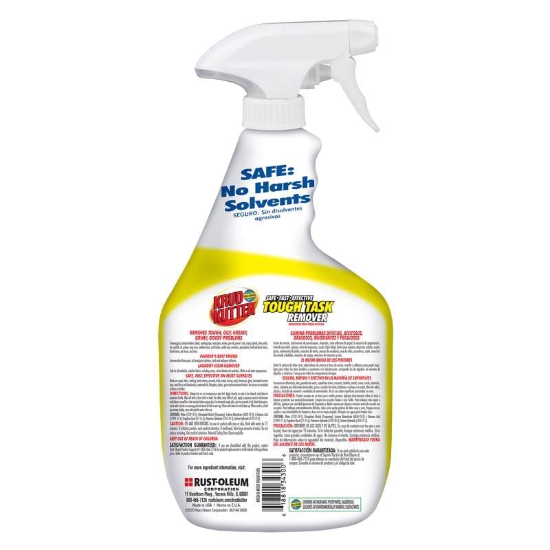 Krud Kutter Tough Task Remover, 32 Oz Liquid, Mild, Pack of 4