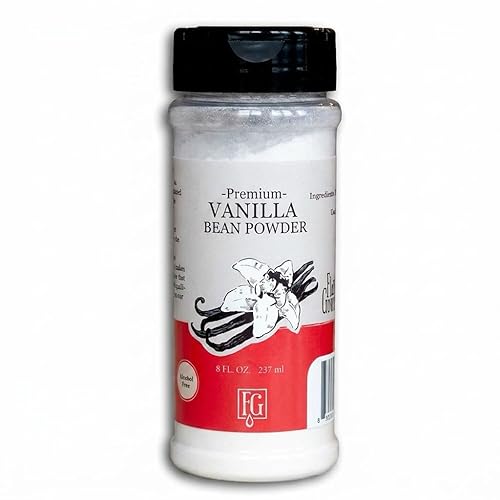 Flavors Gourmet Premium Vanilla Bean Powder - 8 oz - Baking Ingredient, Smoothie Enhancer & Coffee Flavoring - Alcohol-Free Vanilla Flavoring - Pure