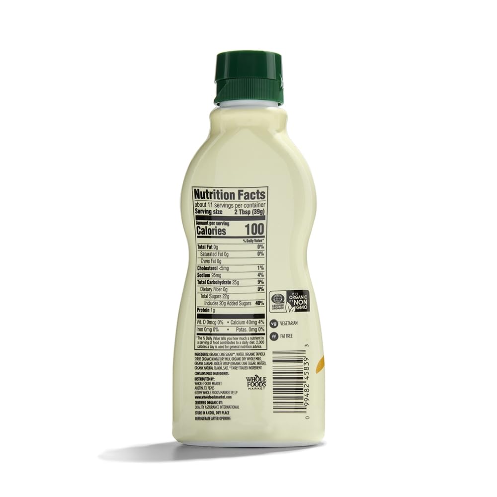 365 by Whole Foods Market, Organic Salted Caramel Sauce, 15.8 Ounce