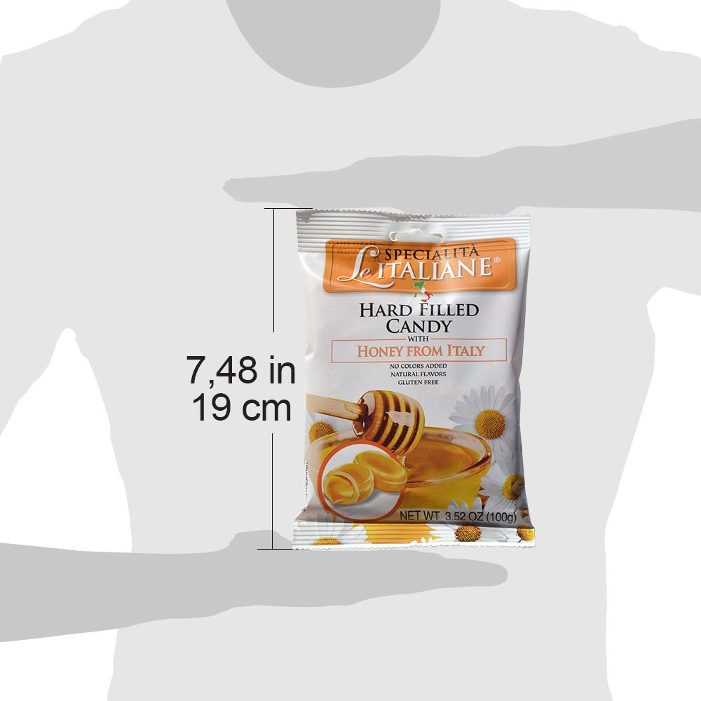 Serra, Filled Candy w/ Italian Honey - Ripiene al Miele Solo Italiano 100g bag (8 pcs)