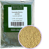 Lavender Flower Powder, by Herb Co, Lavandula x Intermedia, from USA, Kosher, for Baking, Tea, Soaps, Salves, Body Powders & Facial Masks, 1/4 lb