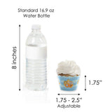 Big Dot of Happiness Noah’s Ark - Cupcake Decoration - Baby Shower Cupcake Wrappers and Treat Picks Kit - Set of 24