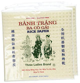 Three Ladies 2 Packs Square Rice Paper Wrappers (22cm) .3 pack