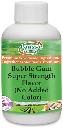 Bubble Gum Super Strength Flavor (No Added Color) (8 oz, ZIN: 527566) - 2 Pack