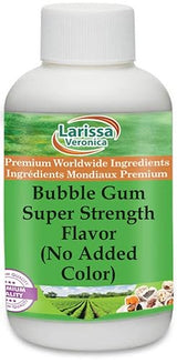 Bubble Gum Super Strength Flavor (No Added Color) (8 oz, ZIN: 527566) - 2 Pack