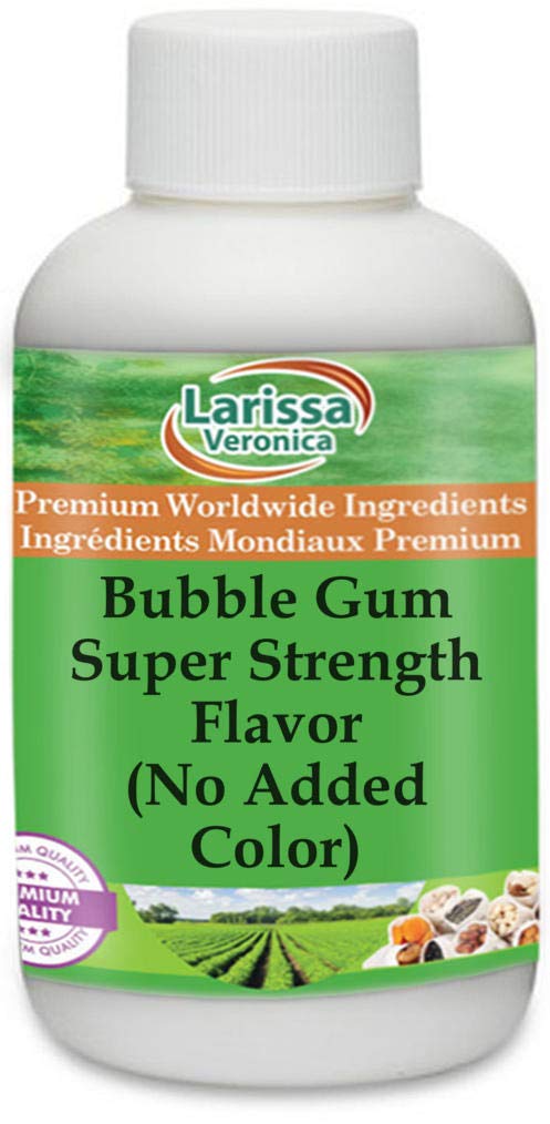Bubble Gum Super Strength Flavor (No Added Color) (8 oz, ZIN: 527566) - 2 Pack