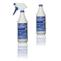 Brilliante Crystal Chandelier Cleaner - Manual Sprayer 32oz Environmentally Safe, Ammonia-free, Drip-dry Formula, Made in USA (2 Pack)