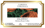 Jalapeno Medium Roast Coffee (Single Serve K-Cup Pods) (Gourmet, Naturally Flavored, Whole Coffee Beans) (12 pods, ZIN: 573160)