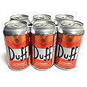Boston America The Simpsons Duff A L'Orange Sparkling Beverage Energy Drink (6 Pack) Caffeine Free