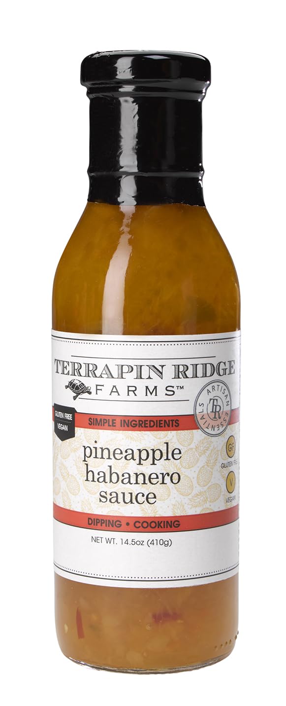 Terrapin Ridge Farms Sauce, Roasted Pineapple and Habanero, 14.5 Ounce